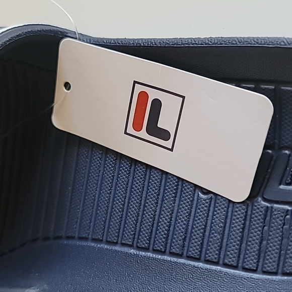 FILA Navy Blue Slip On Slides, Women's Size 5 - Picture 4 of 5